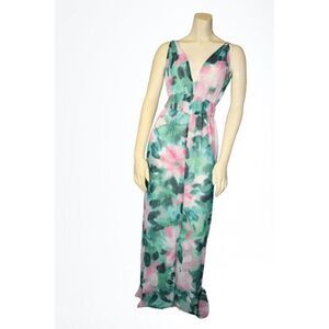 ZARA V Neck Floral Print Jumpsuit